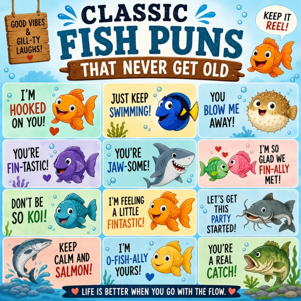 Classic Fish Puns That Never Get Old