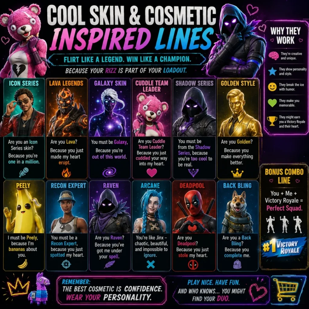 Cool Skin And Cosmetic Inspired Lines