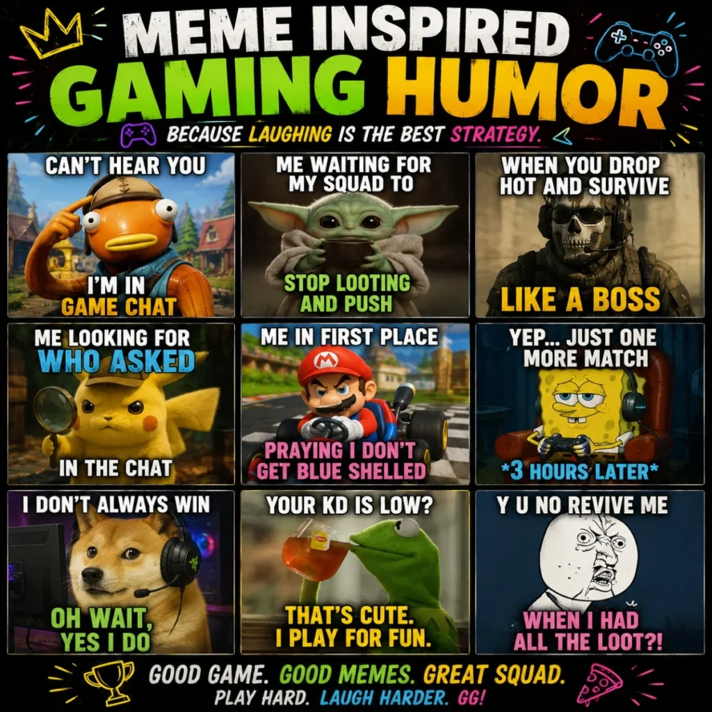 Meme Inspired Gaming Humor
