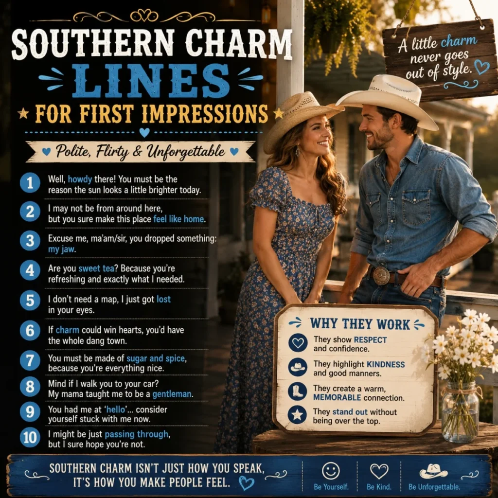 Southern Charm Lines For First Impressions