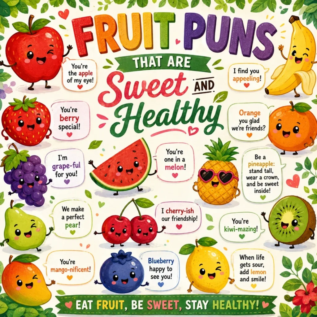 🍎 Fruit Puns That Are Sweet And Healthy