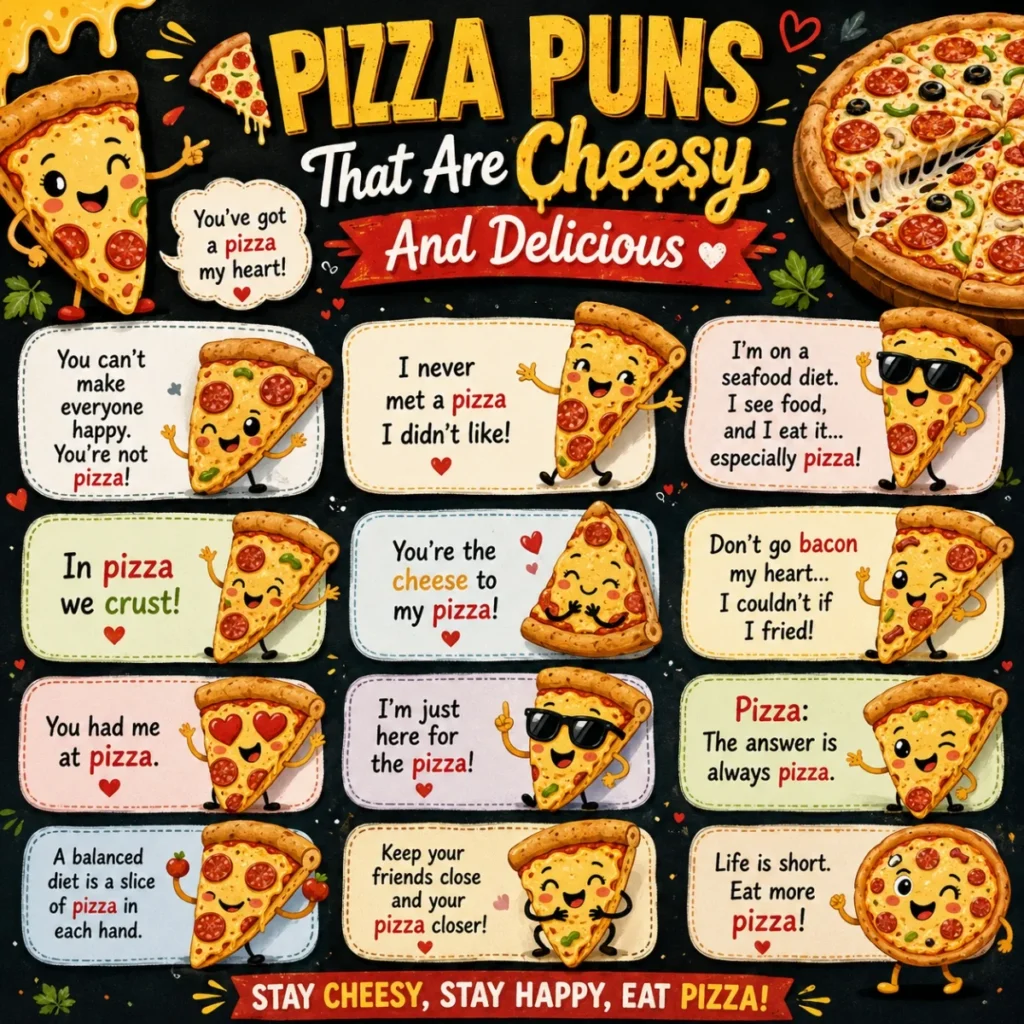 🍕 Pizza Puns That Are Cheesy And Delicious