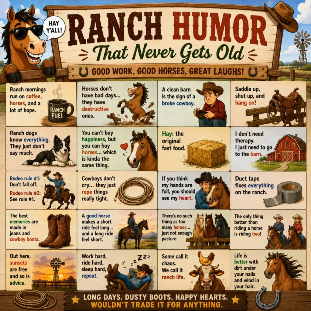🐎 Ranch Humor That Never Gets Old