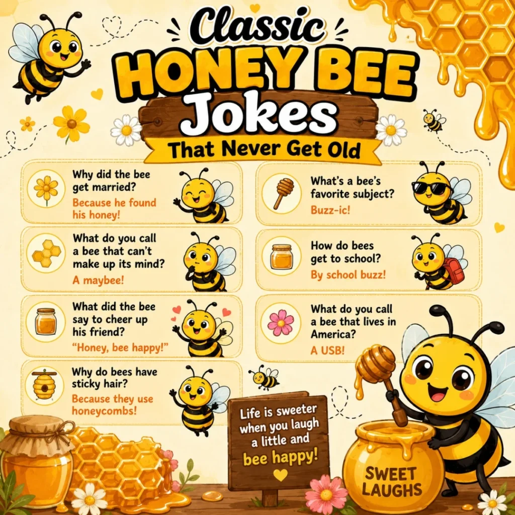 🐝 Classic Honey Bee Jokes That Never Get Old