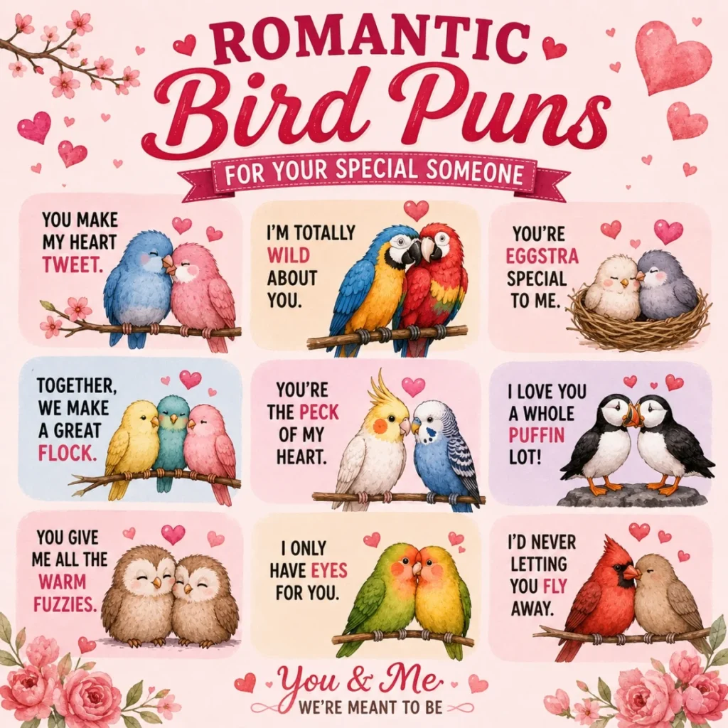 💕 Romantic Bird Puns For Your Special Someone