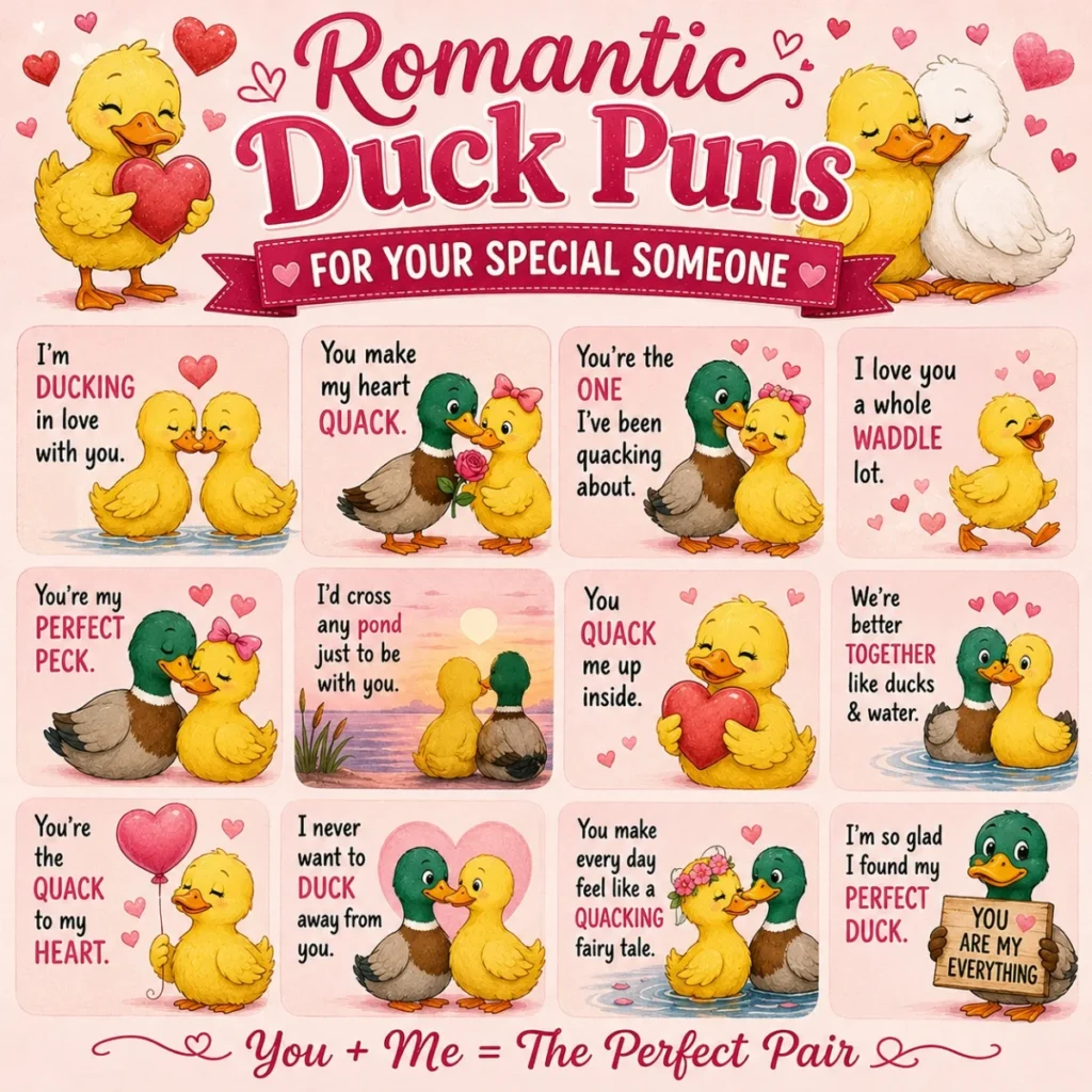 💕 Romantic Duck Puns For Your Special Someone
