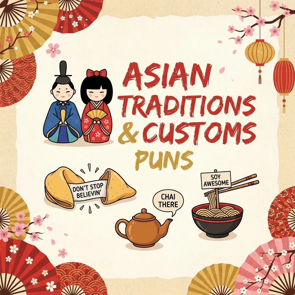 ๐ Asian Traditions and Customs Puns