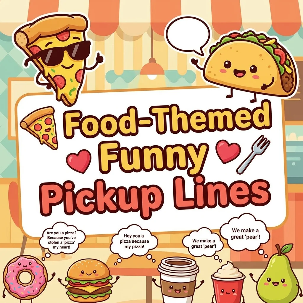 🍕 Food-Themed Funny Pickup Lines