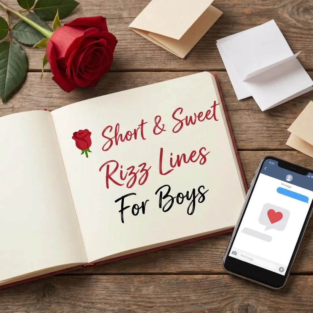 🌹 Short & Sweet Rizz Lines For Boys