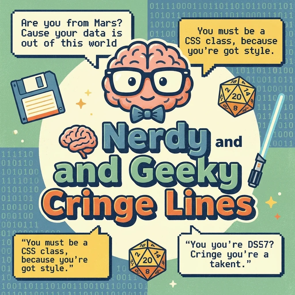 ๐ง Nerdy and Geeky Cringe Lines