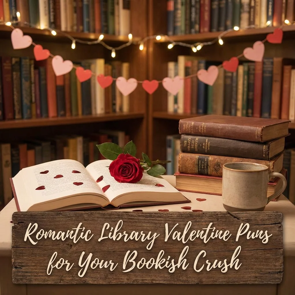 💕 Romantic Library Valentine Puns for Your Bookish Crush