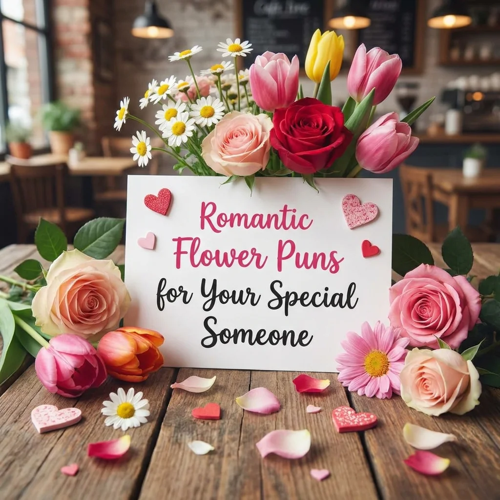 🌹 Romantic Flower Puns for Your Special Someone