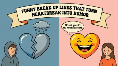 Funny breakup quotes and humorous heartbreak lines that bring laughter, healing, and positivity after a breakup.