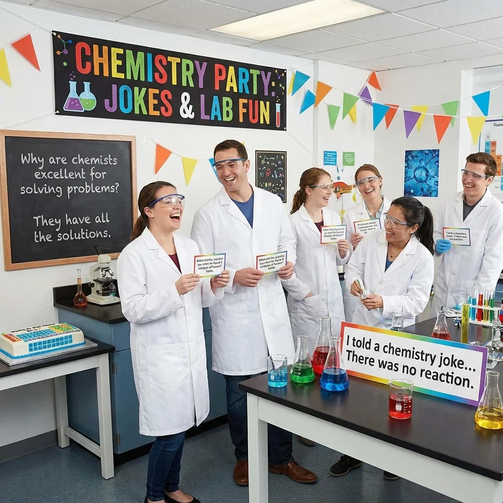 ๐บ Chemistry Jokes for Science Parties and Lab Fun