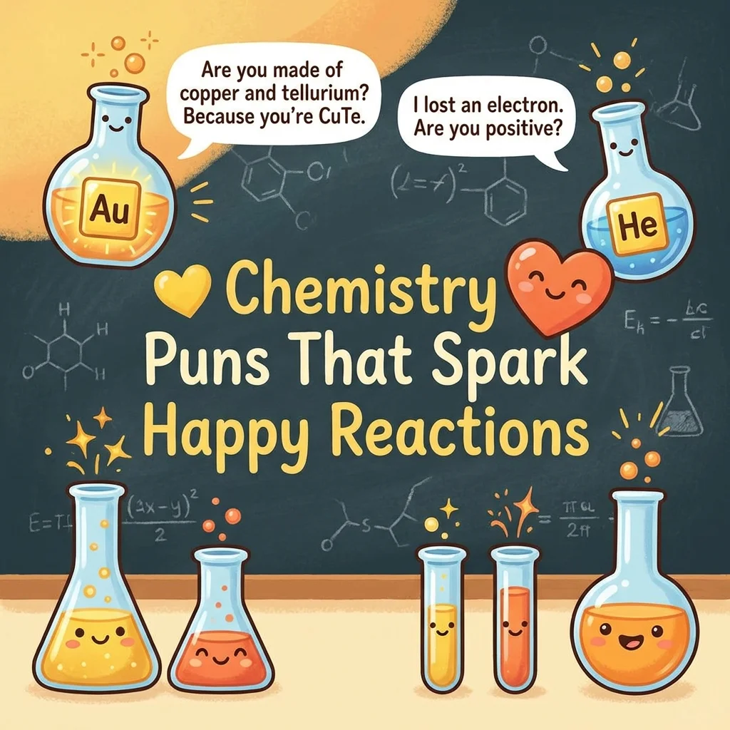 💛 Chemistry Puns That Spark Happy Reactions