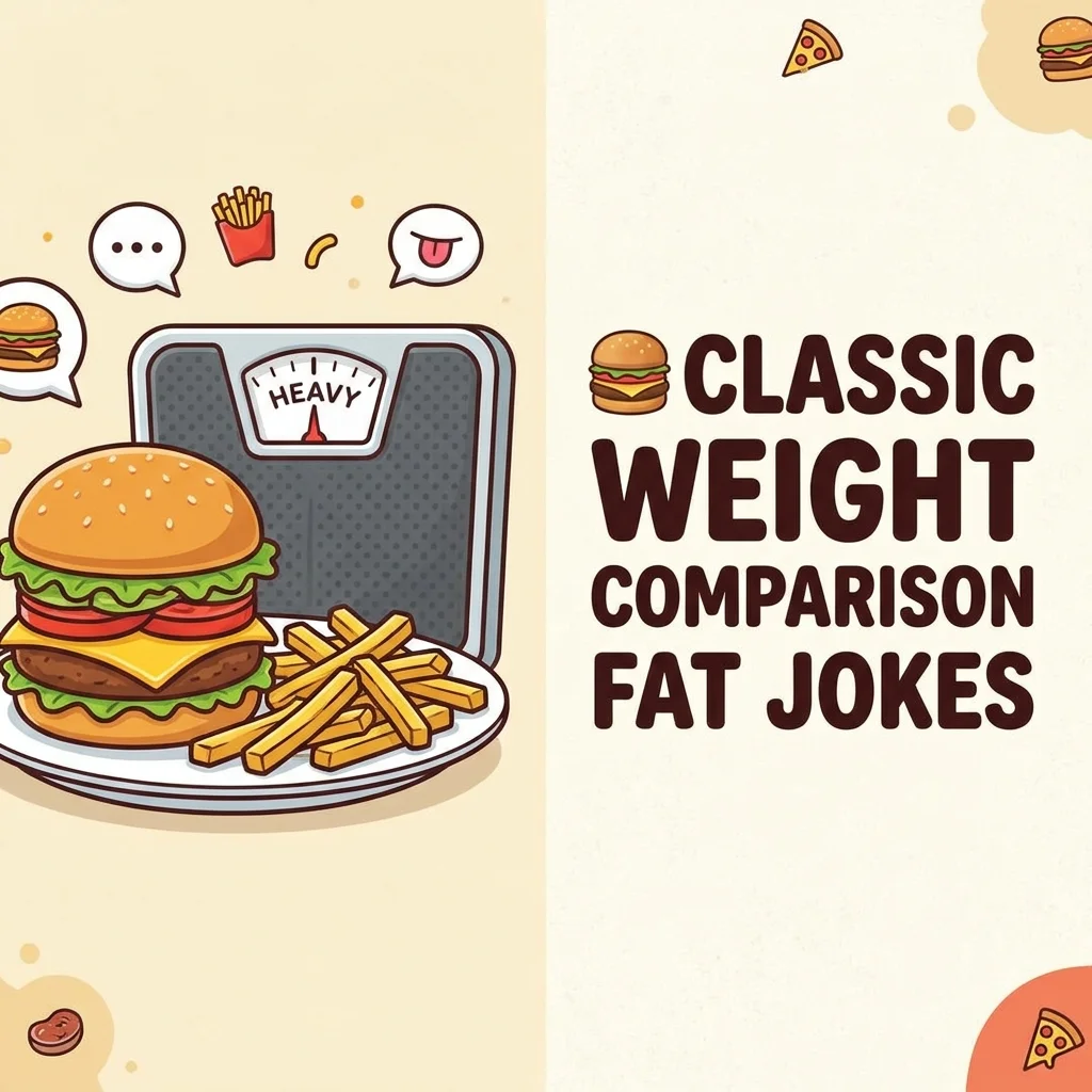 ๐ Classic Weight Comparison Fat Jokes