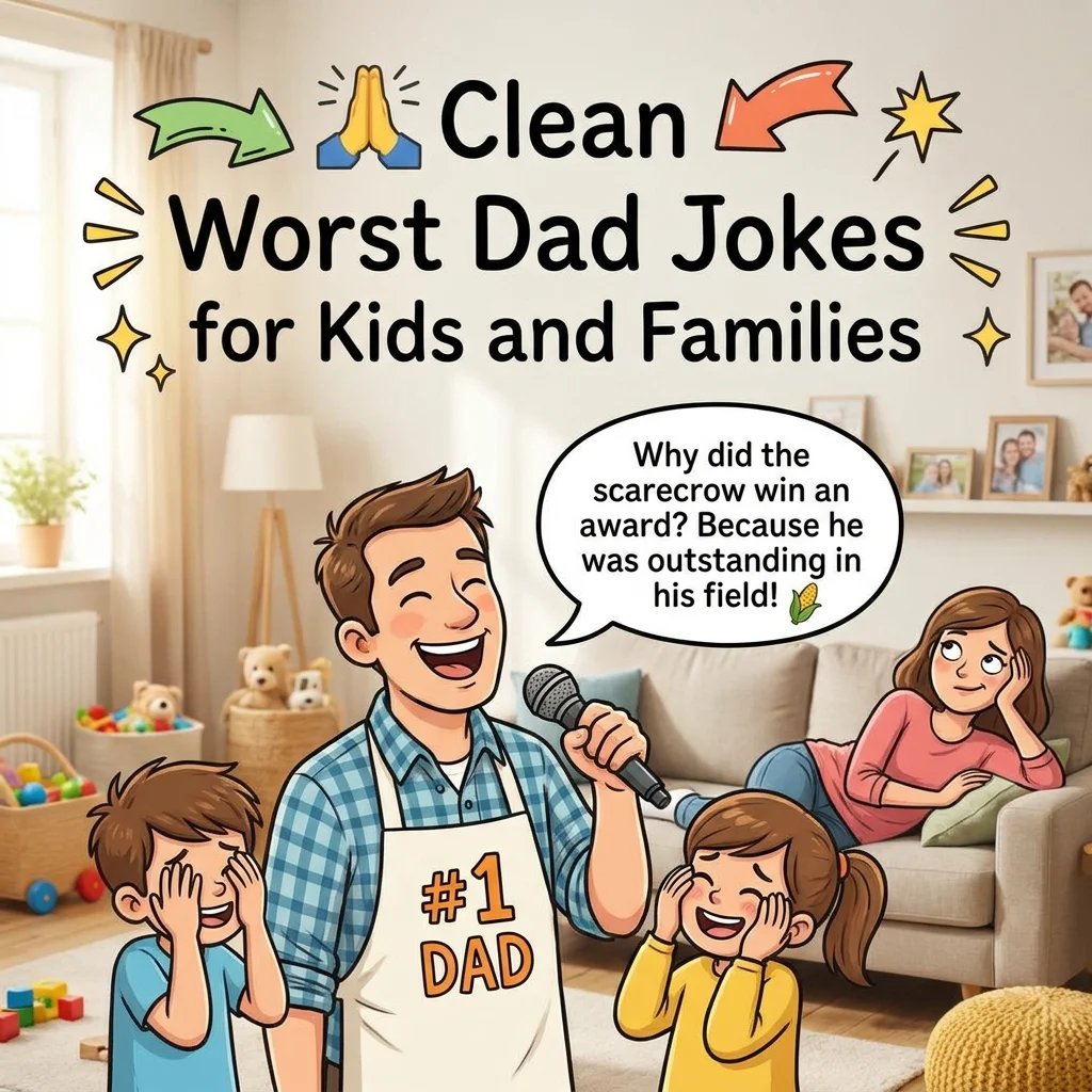 π Clean Worst Dad Jokes for Kids and Families