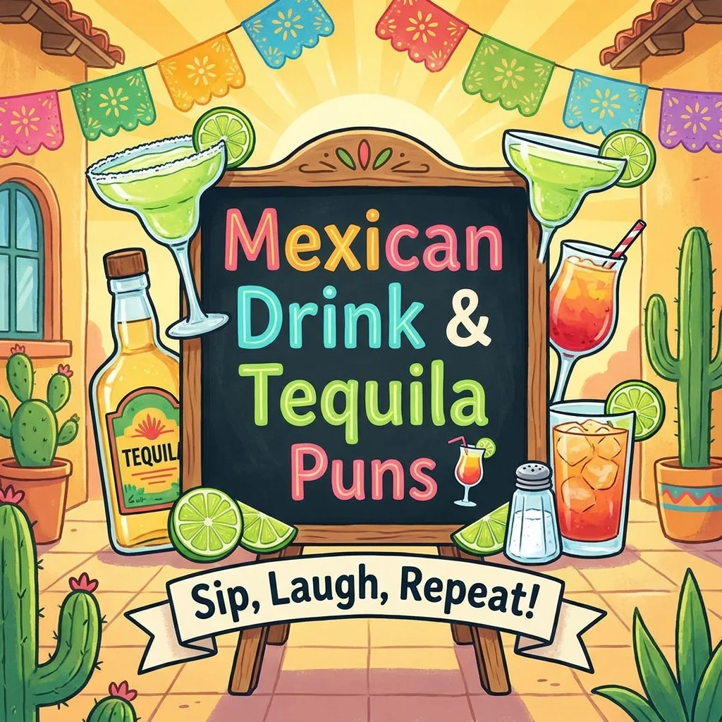 ๐น Mexican Drink and Tequila Puns
