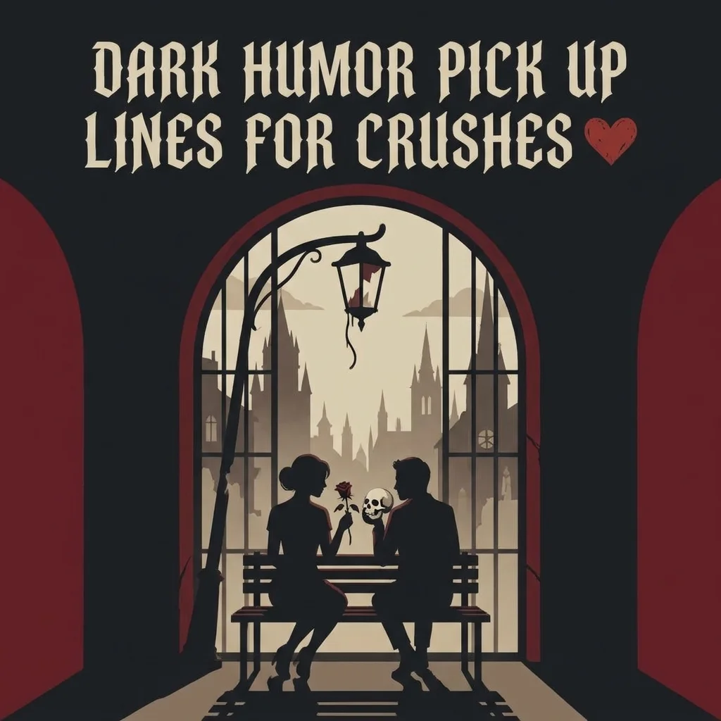 dark humor pick up lines for Crushes ❤️