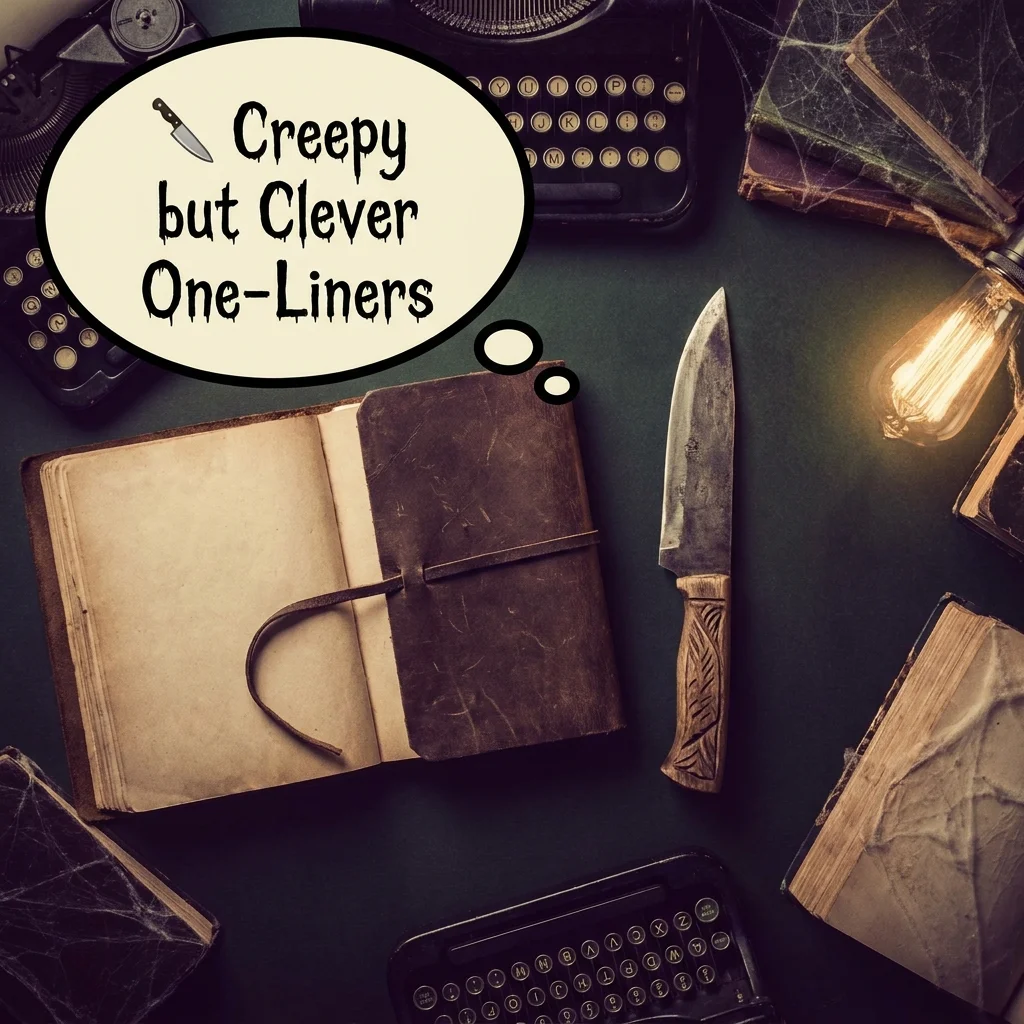 🔪 Creepy but Clever One-Liners