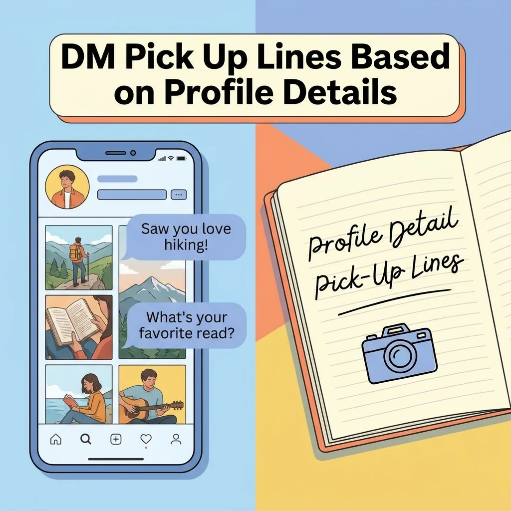 ๐ธ DM Pick Up Lines Based on Profile Details