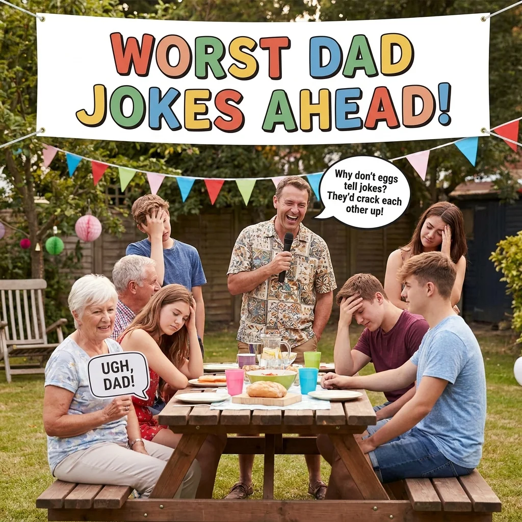 πΊ Worst Dad Jokes for Parties and Family Gatherings
