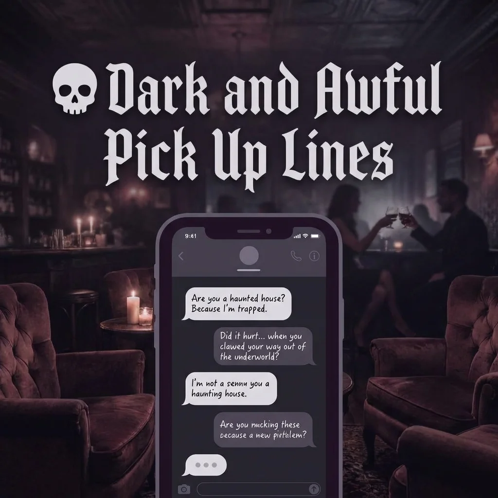 ๐ Dark and Awful Pick Up Lines