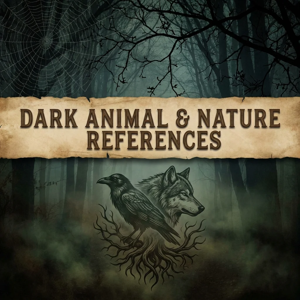 πΈοΈ Dark Animal and Nature References
