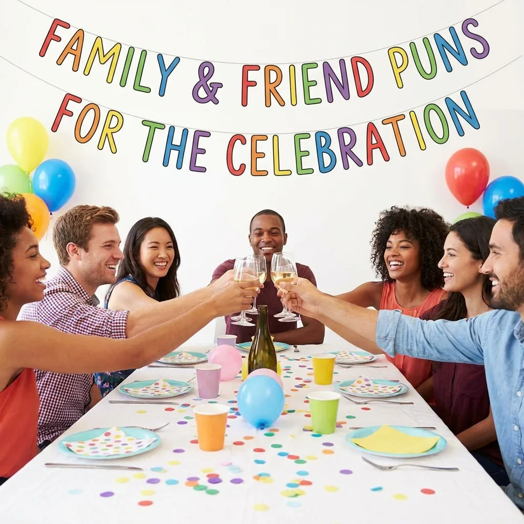 🎊 Family and Friend Puns for the Celebration