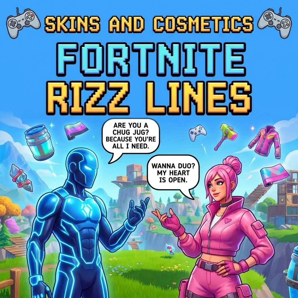 ๐ฎ Skins and Cosmetics Fortnite Rizz Lines