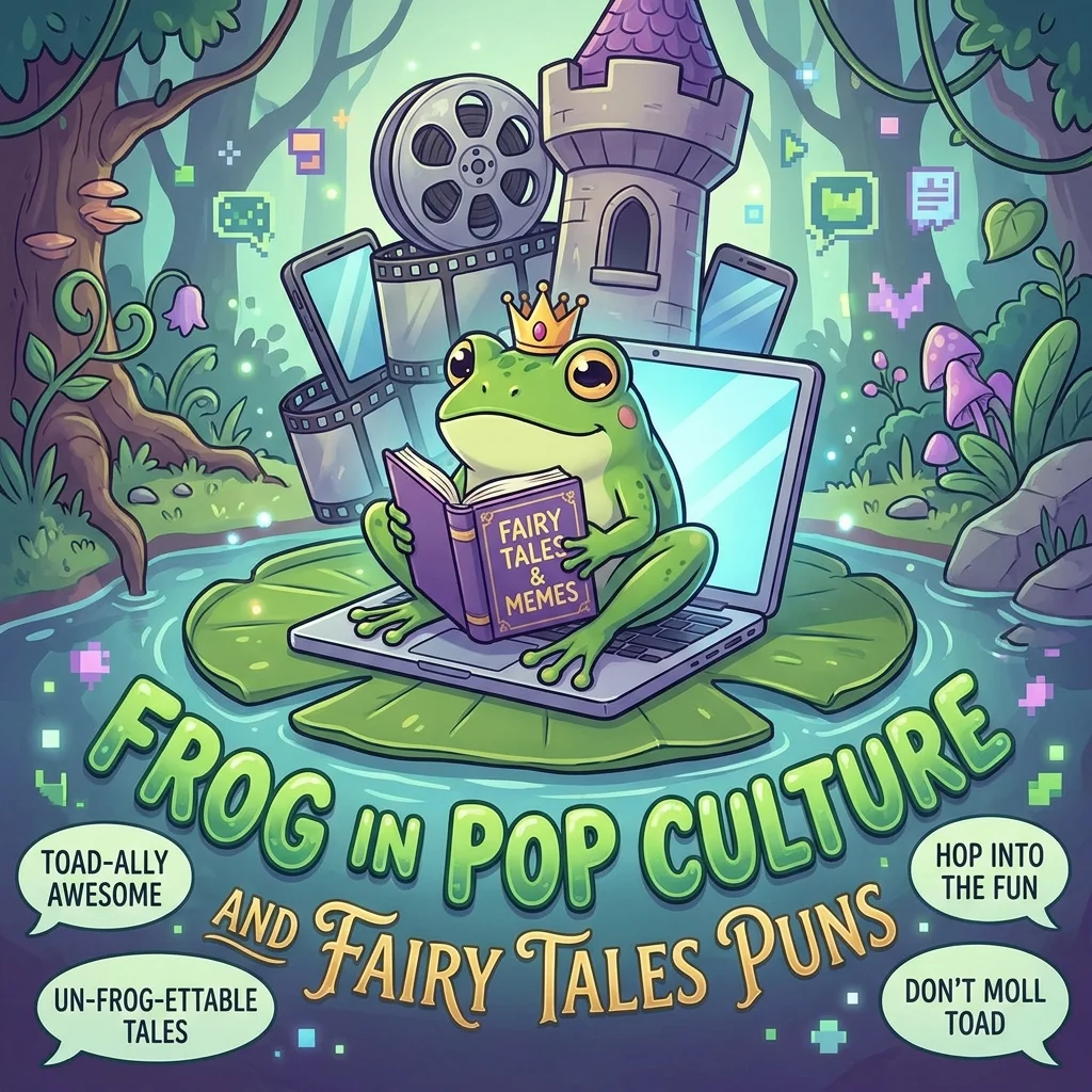 ๐ธ Frog in Pop Culture and Fairy Tales Puns