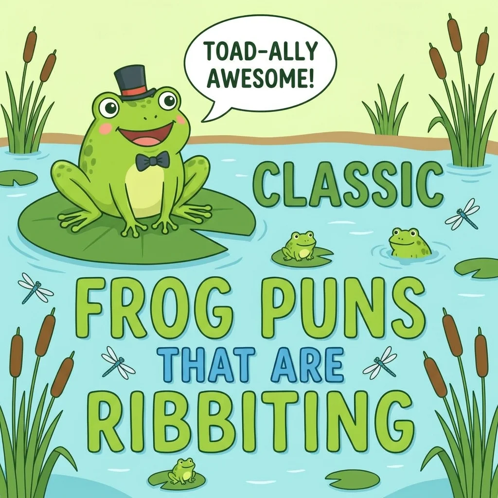 ๐ธ Classic Frog Puns That Are Ribbiting