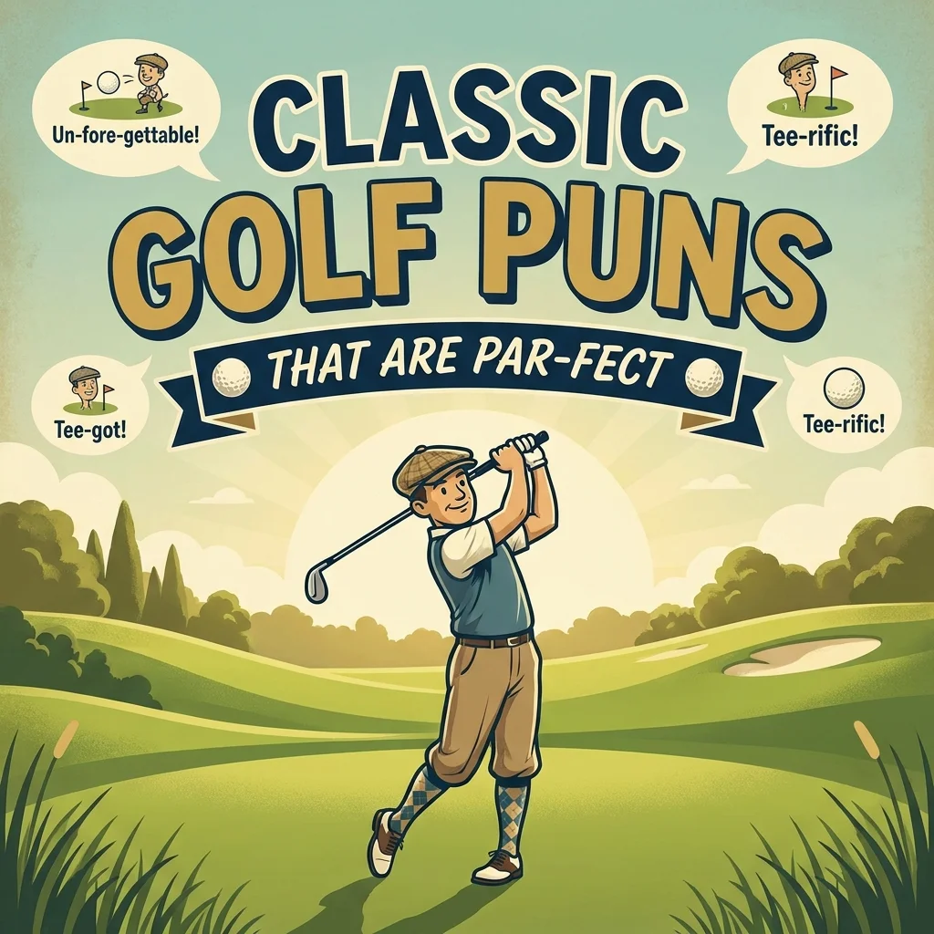🏌️ Classic Golf Puns That Are Par-fect