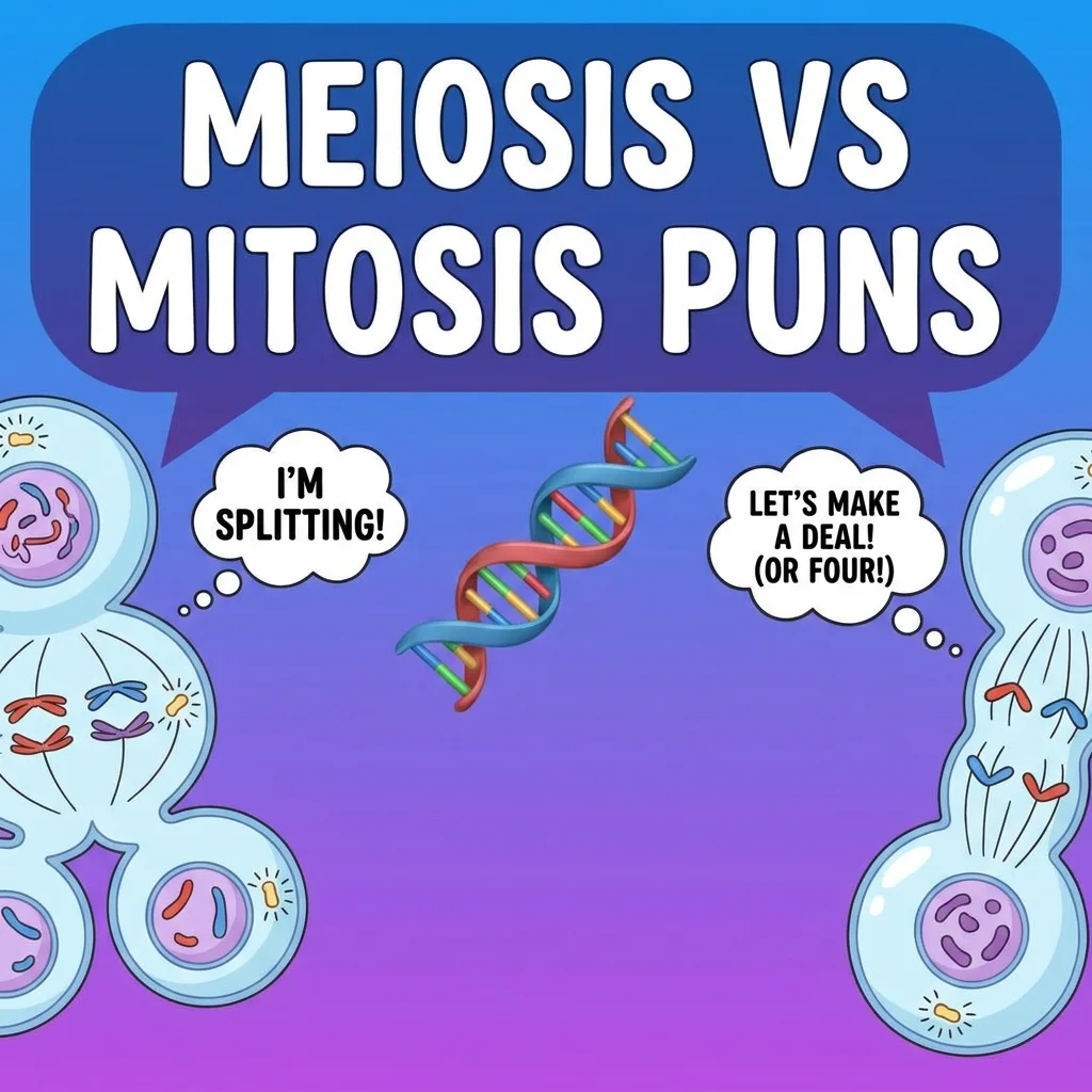 🧬 Meiosis vs Mitosis Puns