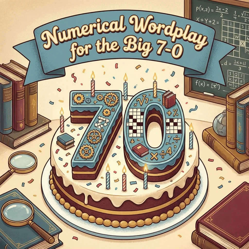 🎂 Numerical Wordplay for the Big 7-0