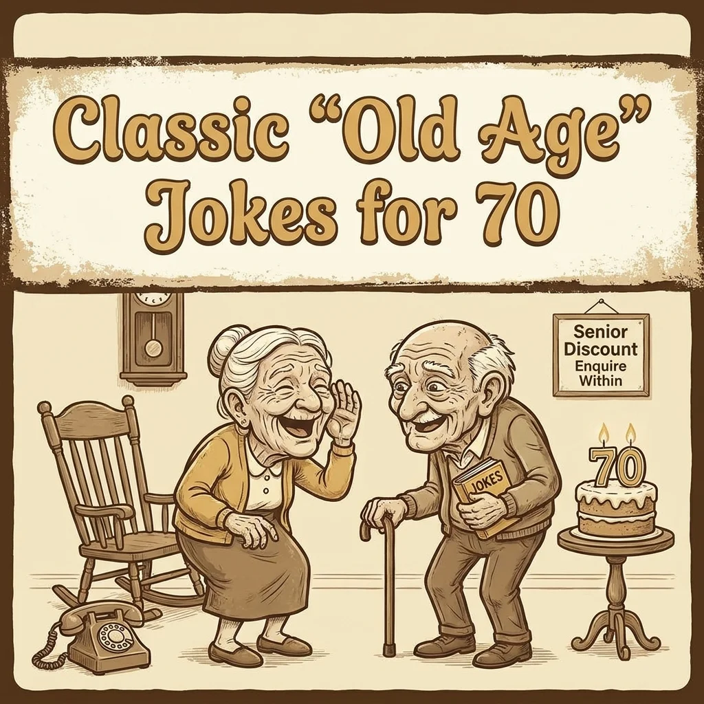 👴 Classic “Old Age” Jokes for 70