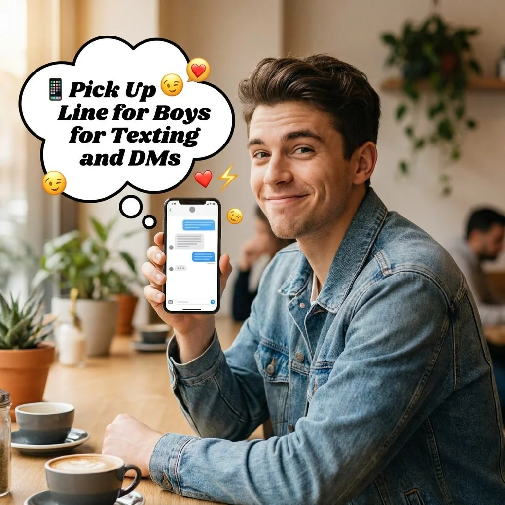 📱 Pick Up Line for Boys for Texting and DMs