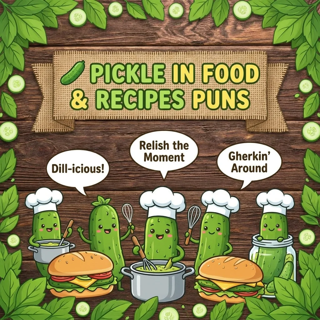 π₯ Pickle in Food and Recipes Puns