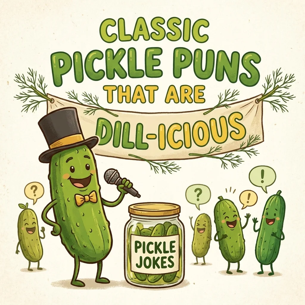 π₯ Classic Pickle Puns That Are Dill-icious