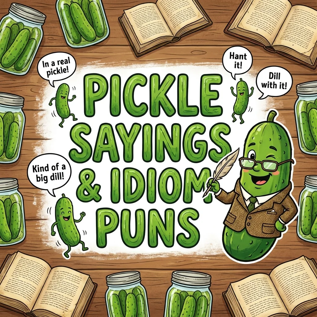 π₯ Pickle Sayings and Idiom Puns