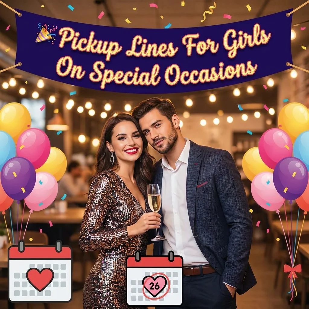 ๐ Pickup Lines For Girls On Special Occasions