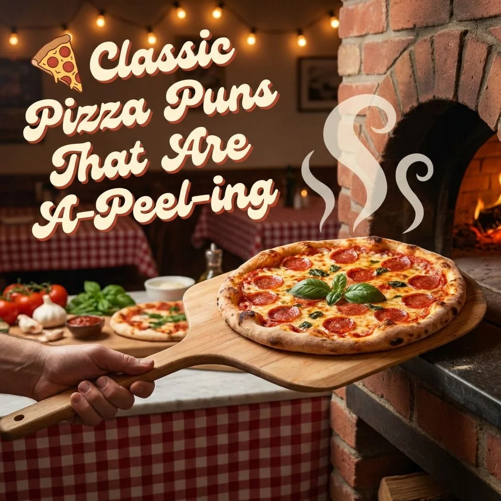 π Classic Pizza Puns That Are A-Peel-ing
