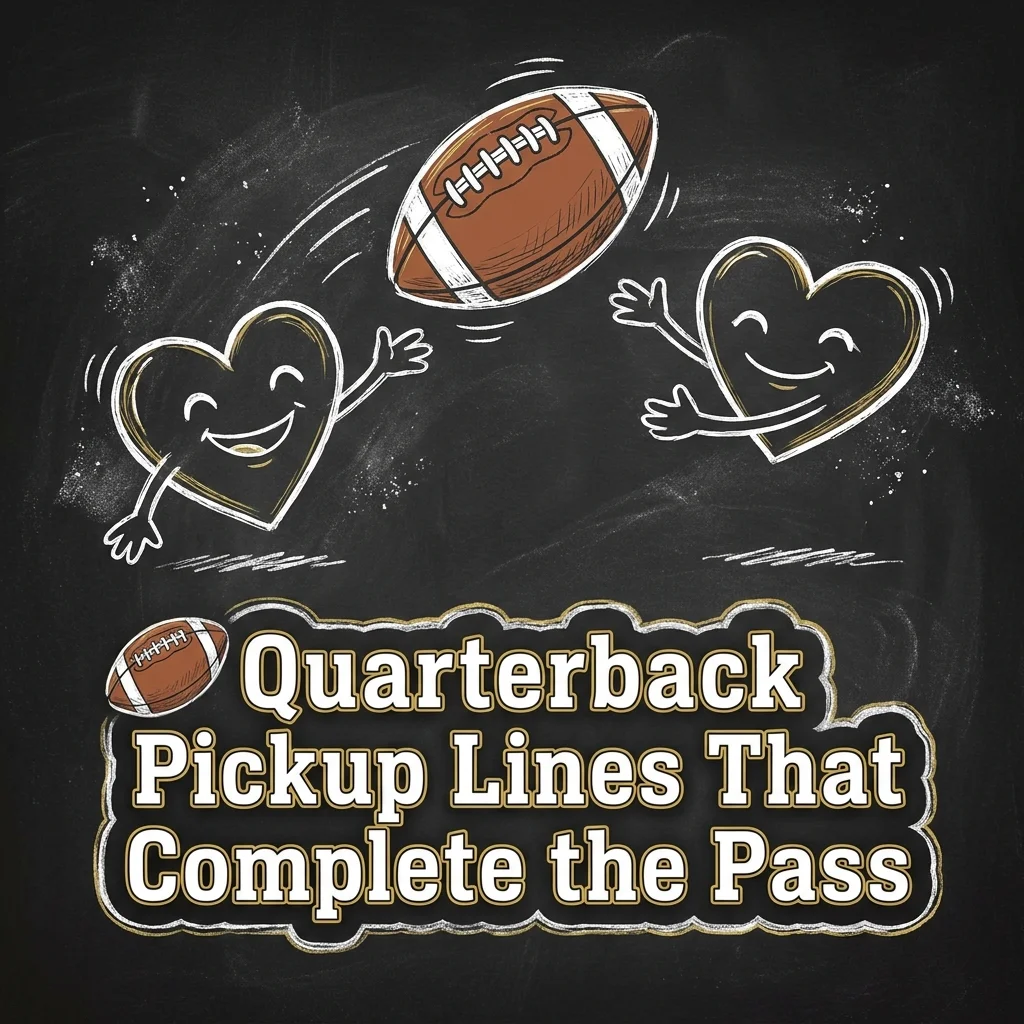 ๐ Quarterback Pickup Lines That Complete the Pass