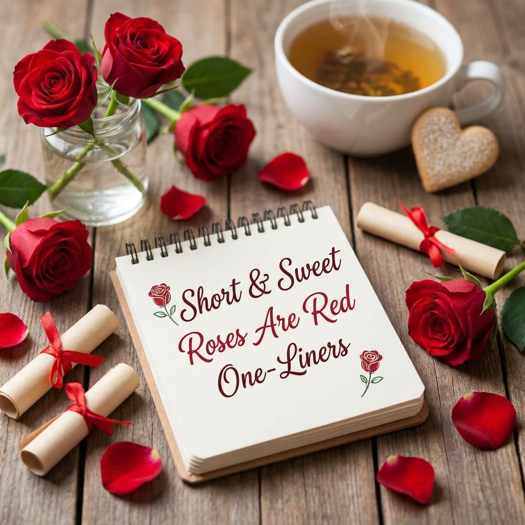 ๐น Short & Sweet Roses Are Red One-Liners