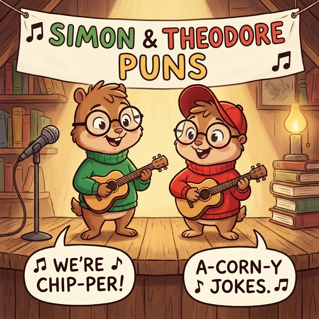 🎶 Simon and Theodore Puns