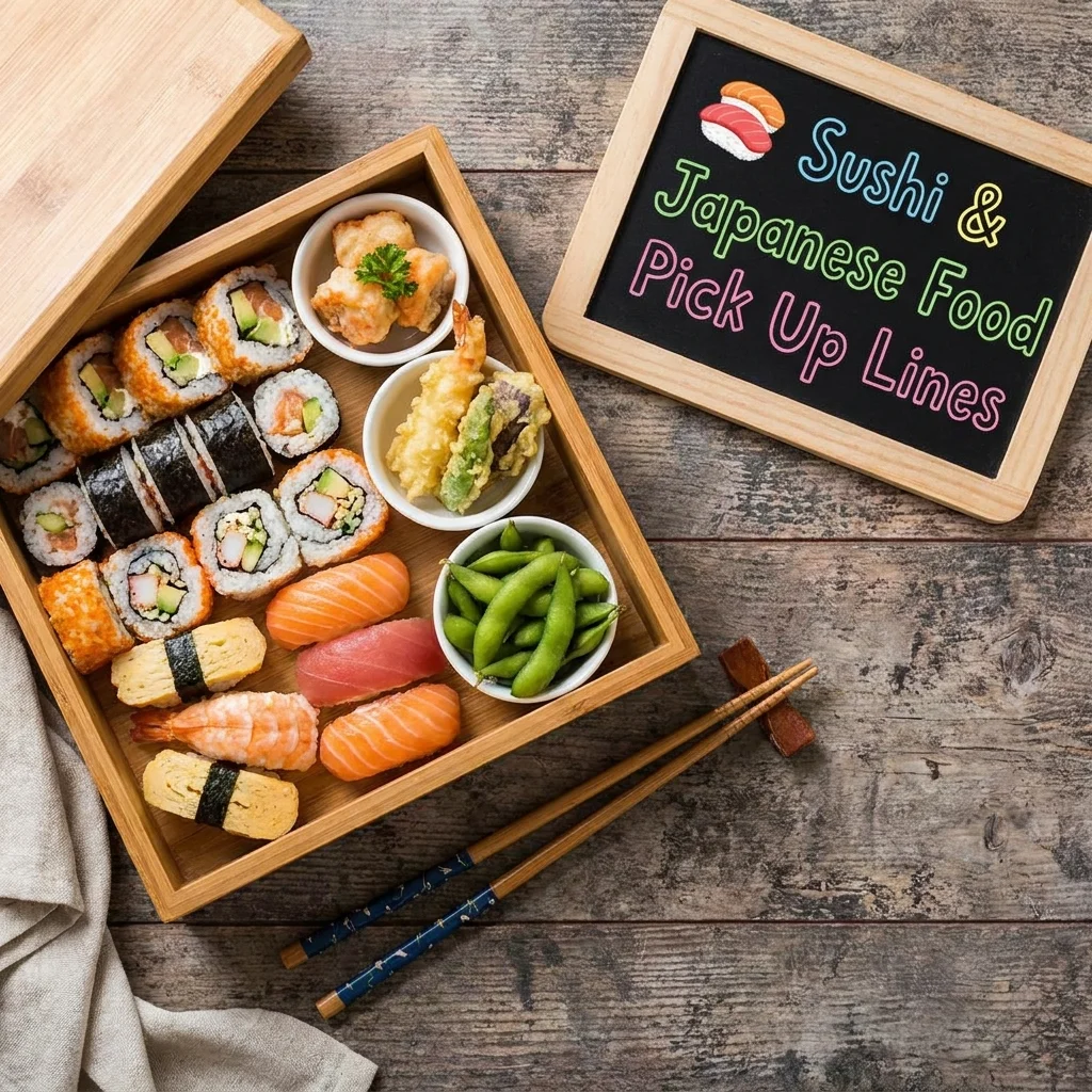 ๐ฃ Sushi and Japanese Food Pick Up Lines