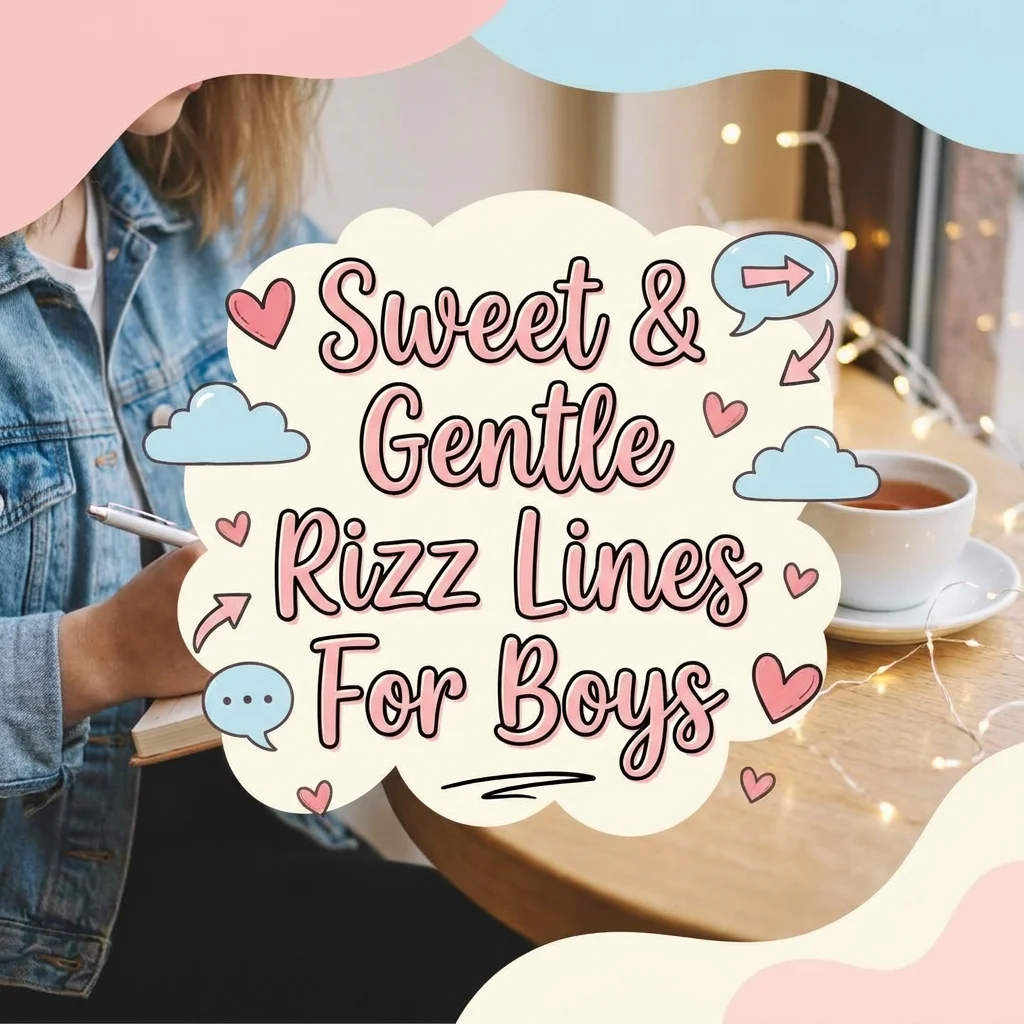 💕 Sweet & Gentle Rizz Lines For Boys