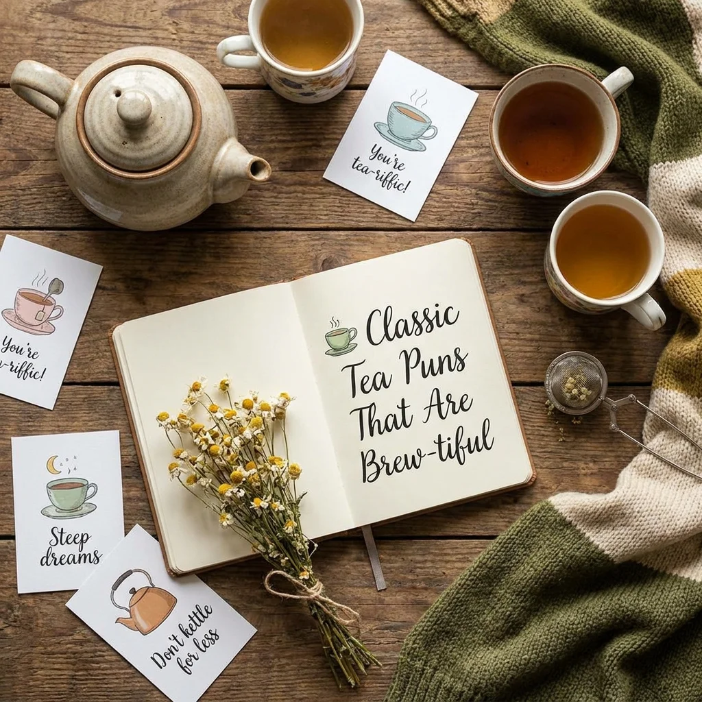 π΅ Classic Tea Puns That Are Brew-tiful