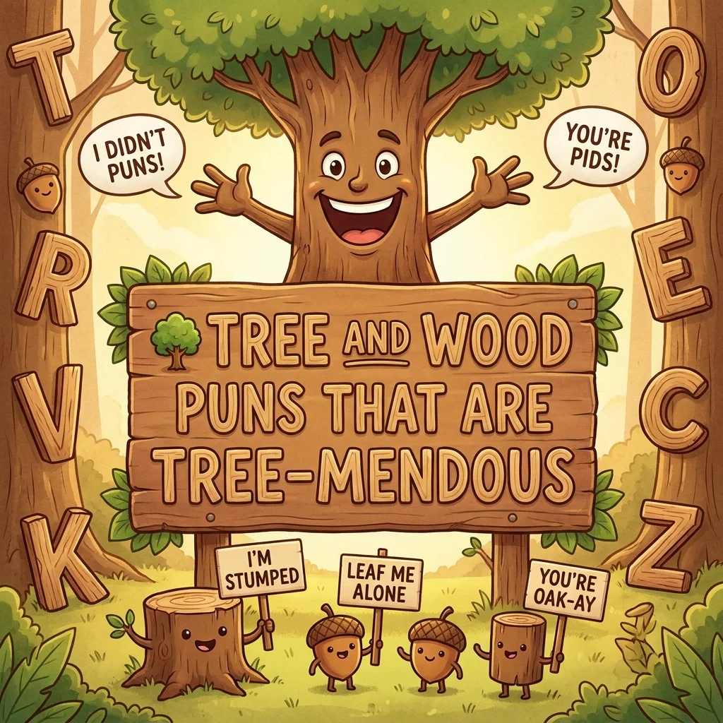 π³ Tree and Wood Puns That Are Tree-mendous