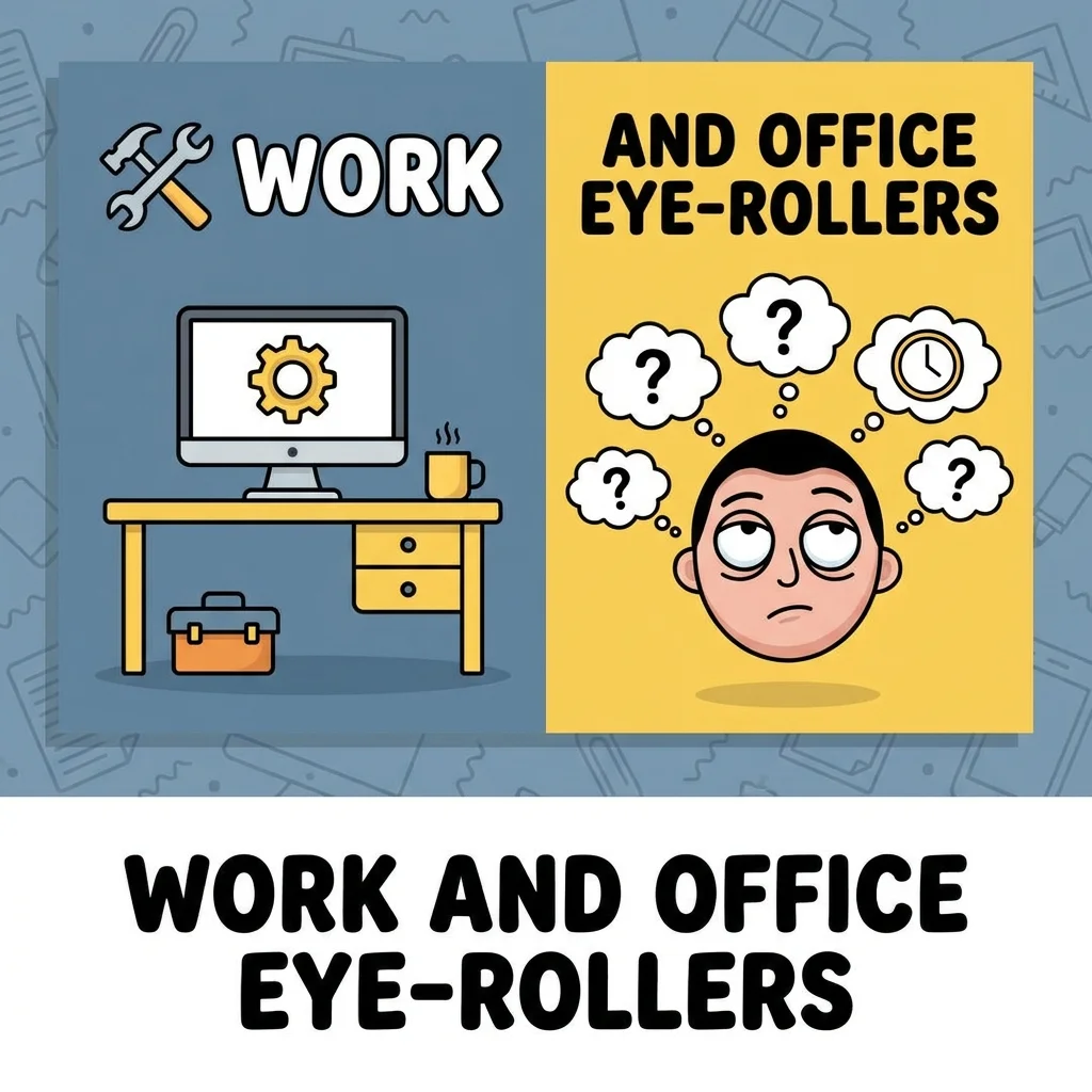 🛠️ Work and Office Eye-Rollers